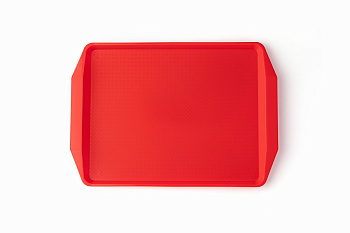 Поднос 42*30см красный мал