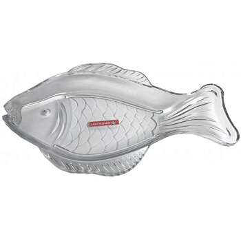 Блюдо FISH для рыбы 37*22см стекл. Блюдо FISH для рыбы 37*22см стекл.