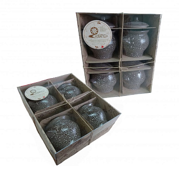 Набор посуды Престиж №1 МРАМОР  4*0.7л