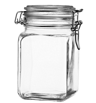 Банка с клипсой "Кремль" 1л