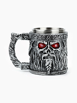 Кружка «Череп» 400мл нерж керамика