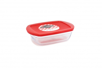 Блюдо прямоугольное с крышкой O CUISINE 28x20x8см 2.6л
