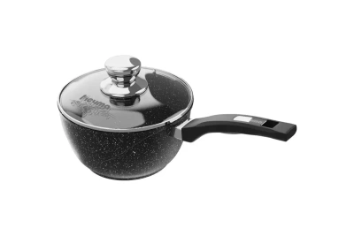 Ковш 1.7л  АП Гранит black c крышкой