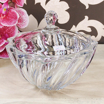 Ваза для конфет печенья d18 h17см