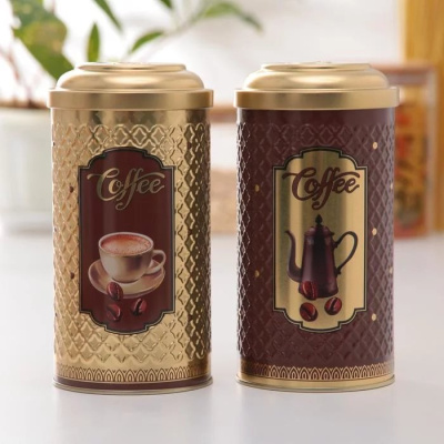 Жест. банка "Кофе"  d8.5см h16см 0.9л