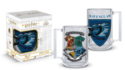 Кружка 320мл "Гарри Поттер Когтевран Герб" под.уп.  стекло
