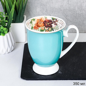 Кружка на ножке "Зелёная"