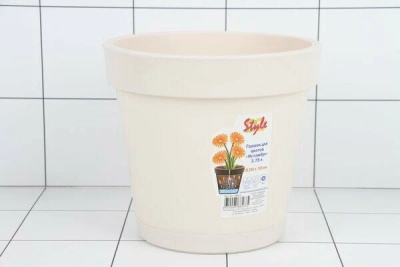 Горшок для цветов "Истамбул " 3.75л молочный