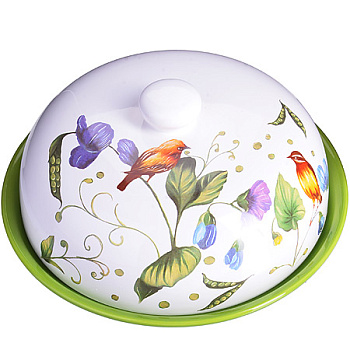 Блюдо для блинов "Птичка" 23.8*11см