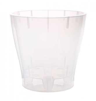 Горшок цв. д/орхидеи "Лея" 5л с автополивом прозрачный