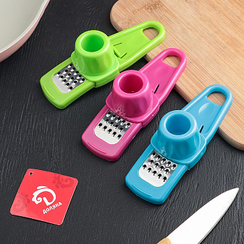 Тёрка для чеснока с держателем  14см