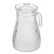 Кувшин для воды 1.2л крышка пластик рифленый