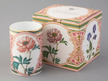 Кружка / бокал 400мл "Дивный пион" под.уп. ф.Соло