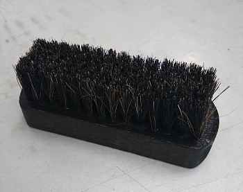 Щетка для обуви малая из натурального волоса 105*37