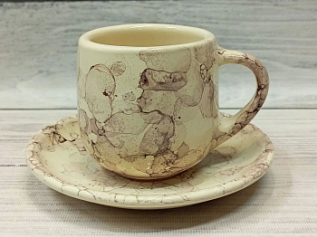 Пара чайная Сюрприз Паутинка 0.3л 8.5/16см h8.5/2.5см