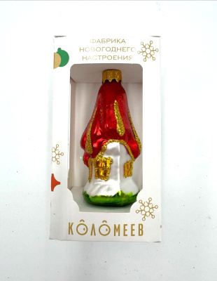 Ёлочное украшение "Домик"  h11см