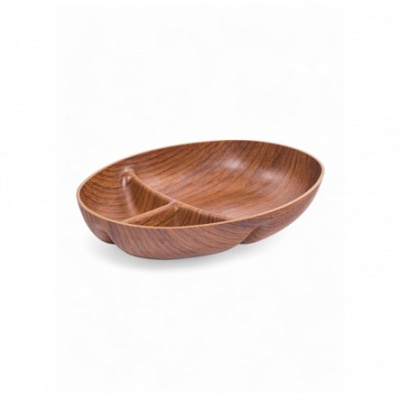 Менажница MADERA NOCHE 3 секции овальная