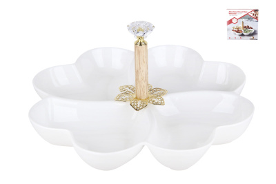 Менажница 4-х секционная 25см