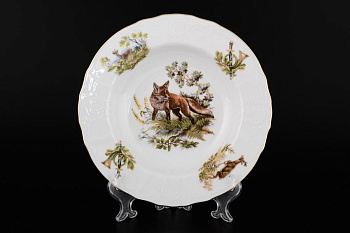 Тарелка глубокая 23см "Охота"