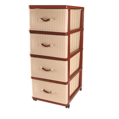 Комод Панельный 4 ящика бежевый  400*500*985мм