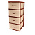 Комод Панельный 4 ящика бежевый  400*500*985мм