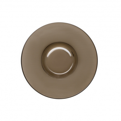 Блюдце С ДОБРЫМ УТРОМ  дымч.