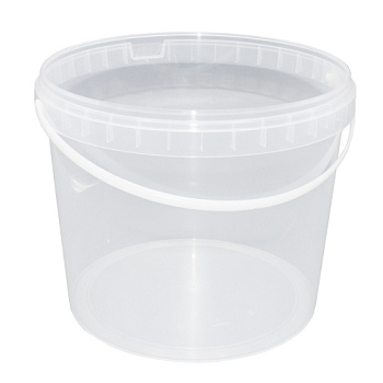 Ведро пищевое круглое с крышкой 1.5л d140мм замок