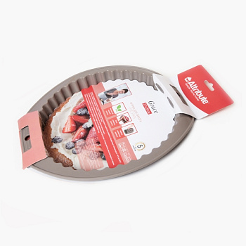 Форма силиконовая для пирога GRACE круглая с волнистым краем 27см Форма силиконовая для пирога GRACE круглая с волнистым краем 27см