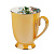 Кружка 320мл "Медея"  желтый под.уп.