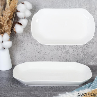 Блюдо прямоугольное 30х17см