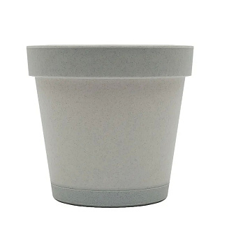 Горшок для цветов "Париж" 3.75л серый мрамор