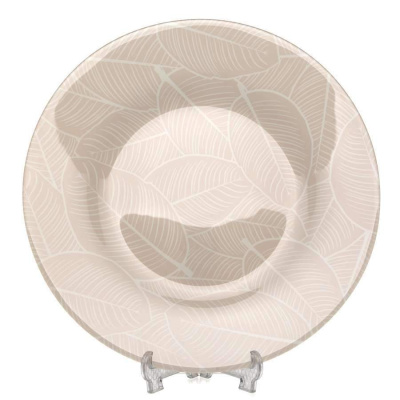 Тарелка  "Ливс бежевый" 195мм