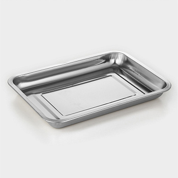 Противень из нержавеющей стали 35х26х3.5см Противень из нержавеющей стали 35х26х3.5см