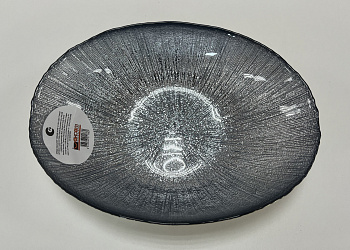 Блюдо овальное "Сияние ночи" 30см