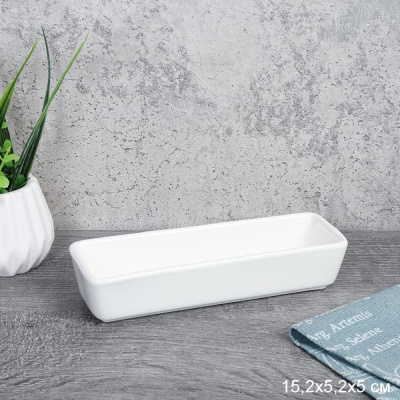Блюдо прямоугольное 15.2х5.2см