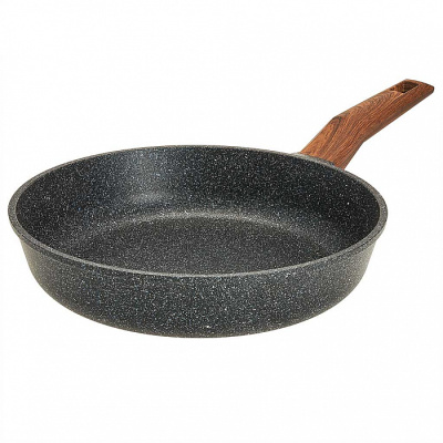 Сковорода-сотейник с а/п ручка soft-touch 26см Гранит Мегалит 14