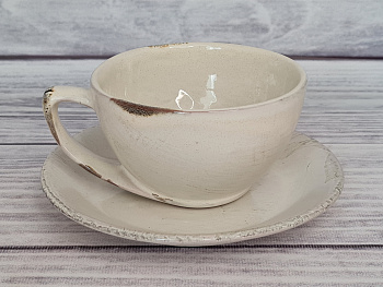Чашка Элегант с блюдцем "Шебби" 0.25л