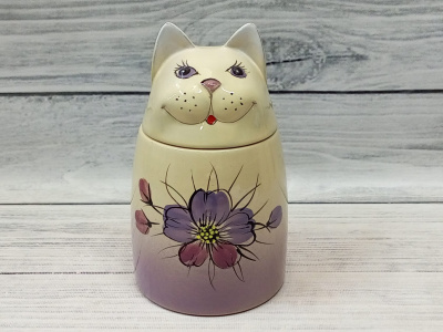 Банка для хранения Котейка Нежность 0.9л 11.5*20см