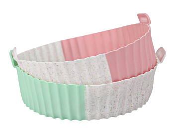 Форма для выпечки 16*5см с ручками  микс