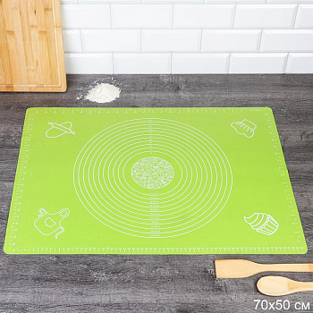 Коврик 70х50см микс зел/роз