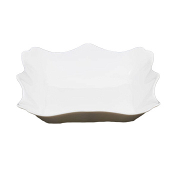 Тарелка суповая квадратная 22.5см стекло