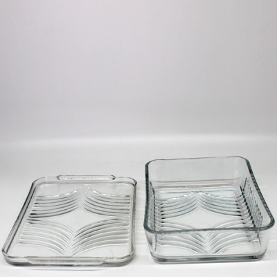 Блюдо SQUARE WAVE c крышкой 1.8л