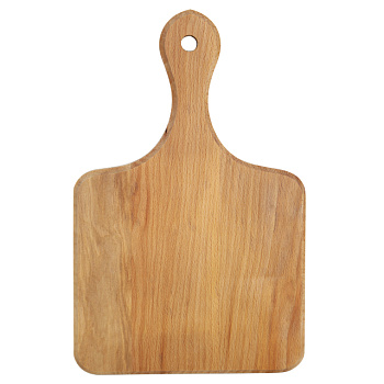 Доска раздел. буковая 300x190x18мм с ручкой