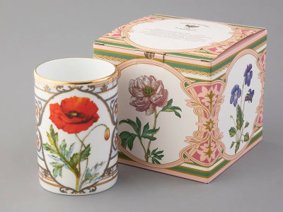 Кружка / бокал 400мл "Мак восточный" под.уп. ф.Соло