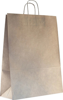 Пакет бумажный с кручеными ручками 33*18*37мм