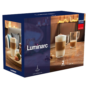 Набор кружек ВРЕМЯ ДЕГУСТАЦИЙ КАПУЧИНО 400мл 2шт