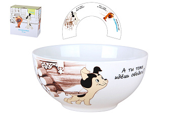 Конфетница 610мл 14см "Котенок Гав"