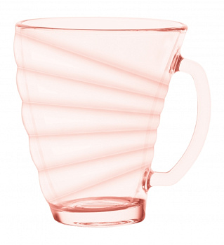 Кружка ШЕЙП АБОНДАНС розовая 320мл