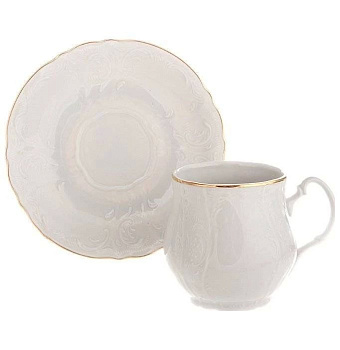 Пара чайная JONÁŠ 310мл "Отводка золотом"