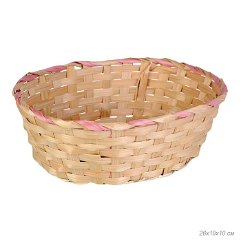 Корзина 26х19х10см бантик